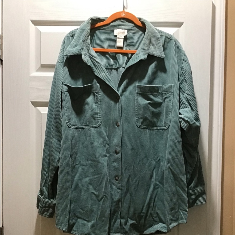 Corduroy Button Down Shirt